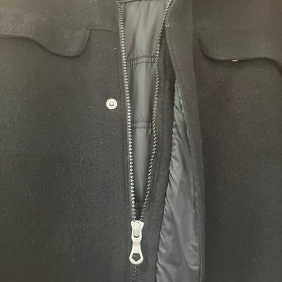 Black Wool Coat - Picture 2 of 10